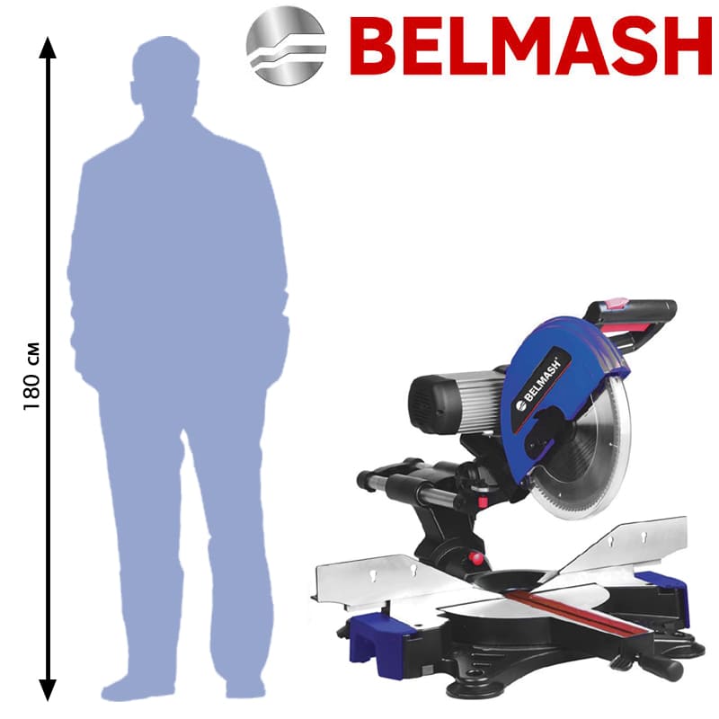 Торцювальна пила з протяжкою BELMASH MS-7120