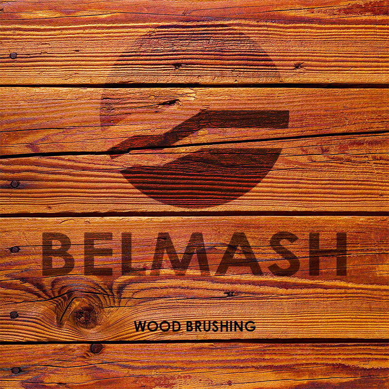 Браширование по дереву на станке