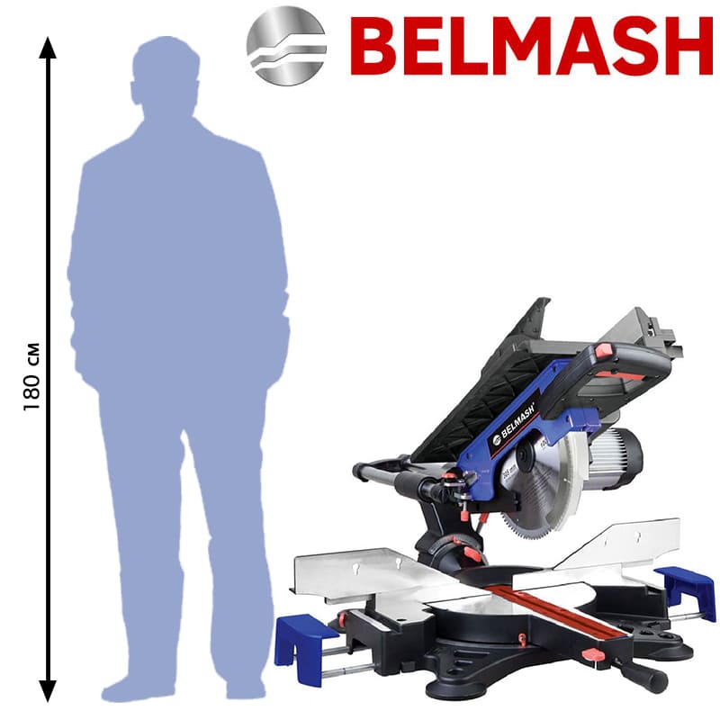 Торцовочная комби-пила с протяжкой BELMASH MS-7130 